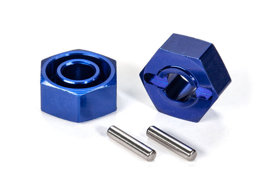 Traxxas 12mm Hex Aluminum Wheel Hub (Blue)