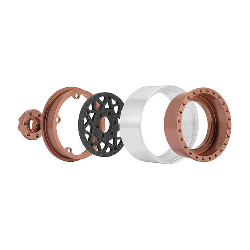 INJORA 1.9" Aluminum Beadlock Wheels -10mm Offset For 1/10 RC Crawler (4) (W1960) BO