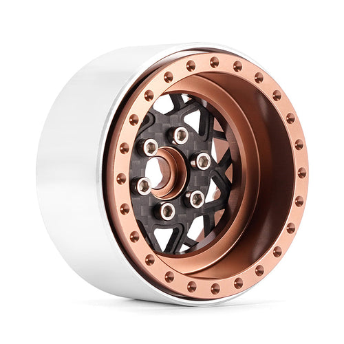 INJORA 1.9" Aluminum Beadlock Wheels -10mm Offset For 1/10 RC Crawler (4) (W1960) BO