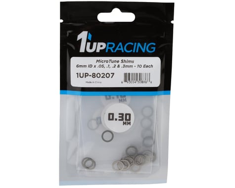 1UP Racing MicroTune Shim Assortment Set (6mm) (0.05/0.1/0.2/0.3)