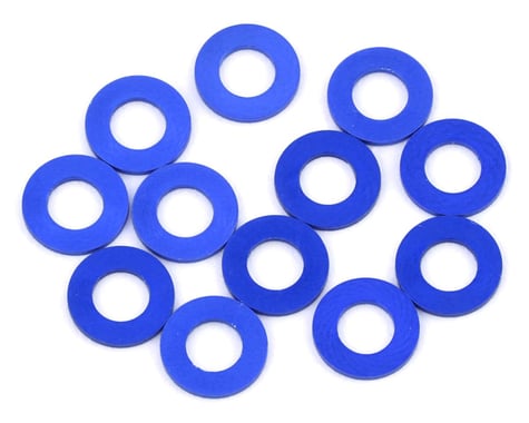 1UP Racing 3x6mm Precision Aluminum Shims (Dark Blue) (12) (0.25mm)