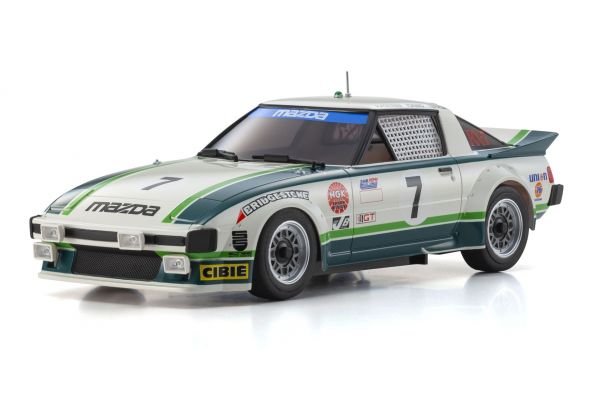 Kyosho MR-04 RWD Mini-Z Readyset w/1979 Mazda Savanna RX-7 (Green/White) w/KT-531P 2.4GHz Radio (Copy)