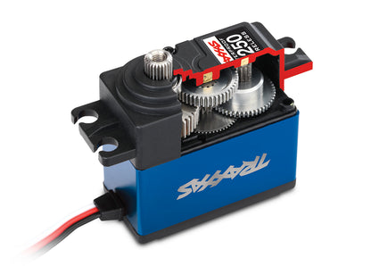 Traxxas 330 High Torque Metal Gear Waterproof Digital Servo (Blue) (High Voltage)