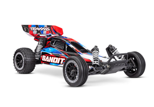 Traxxas Bandit HD 1/10 RTR 2WD Electric Buggy (Red) w/XL-5 ESC, TQ 2.4GHz Radio, Battery & USB-C Charger