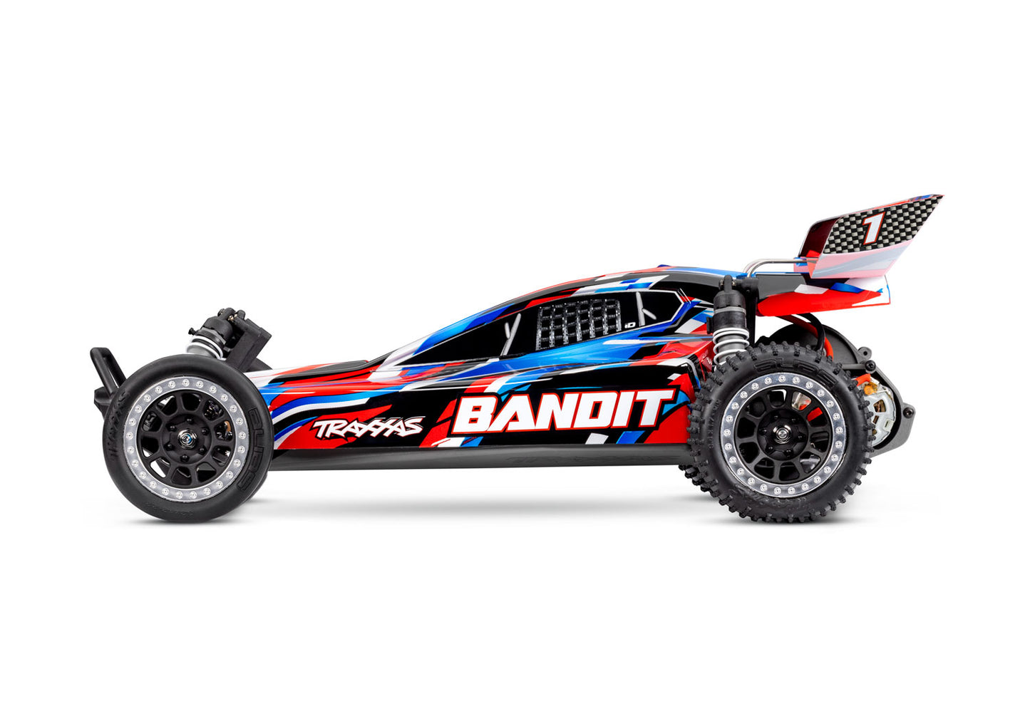 Traxxas Bandit HD 1/10 RTR 2WD Electric Buggy (Red) w/XL-5 ESC, TQ 2.4GHz Radio, Battery & USB-C Charger