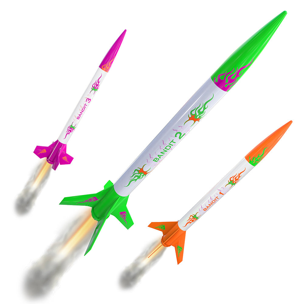 Estes 3 Bandits Mini Kit E2X, Easy-to-Assemble