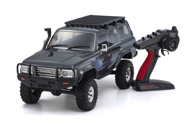 Kyosho KC10 Toyota Land Cruiser 60 1/10 4WD ReadySet Brushed Rock Crawler (Grey) w/Syncro KT-231P+ 2.4GHz Radio