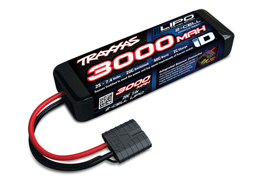 Traxxas 2S "Power Cell" 20C LiPo Battery w/iD Connector (7.4V/3000mAh)