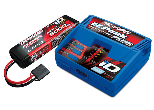 Traxxas 3S 25C LiPo Battery (11.1V/5000mAh) Completer Pack w/Traxxas ID EZ-Peak Charger