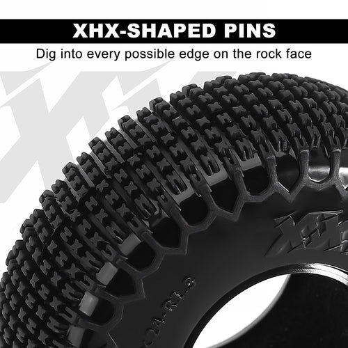 INJORA XHX Pin 1.3" Tires (4) (72*24mm)
