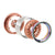 INJORA 1.9" Aluminum Beadlock Wheels -10mm Offset For 1/10 RC Crawler (4) (W1960)