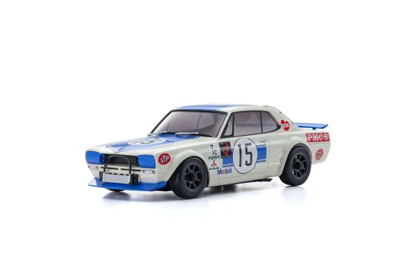 Kyosho MINI-Z AWD NISSAN SKYLINE 2000GT-R (KPGC10) Racing 1972 #15 32643BL