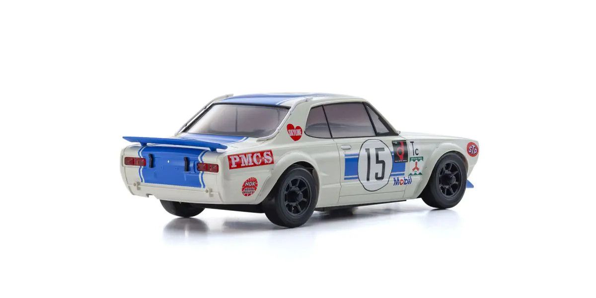 Kyosho MINI-Z AWD NISSAN SKYLINE 2000GT-R (KPGC10) Racing 1972 #15 32643BL