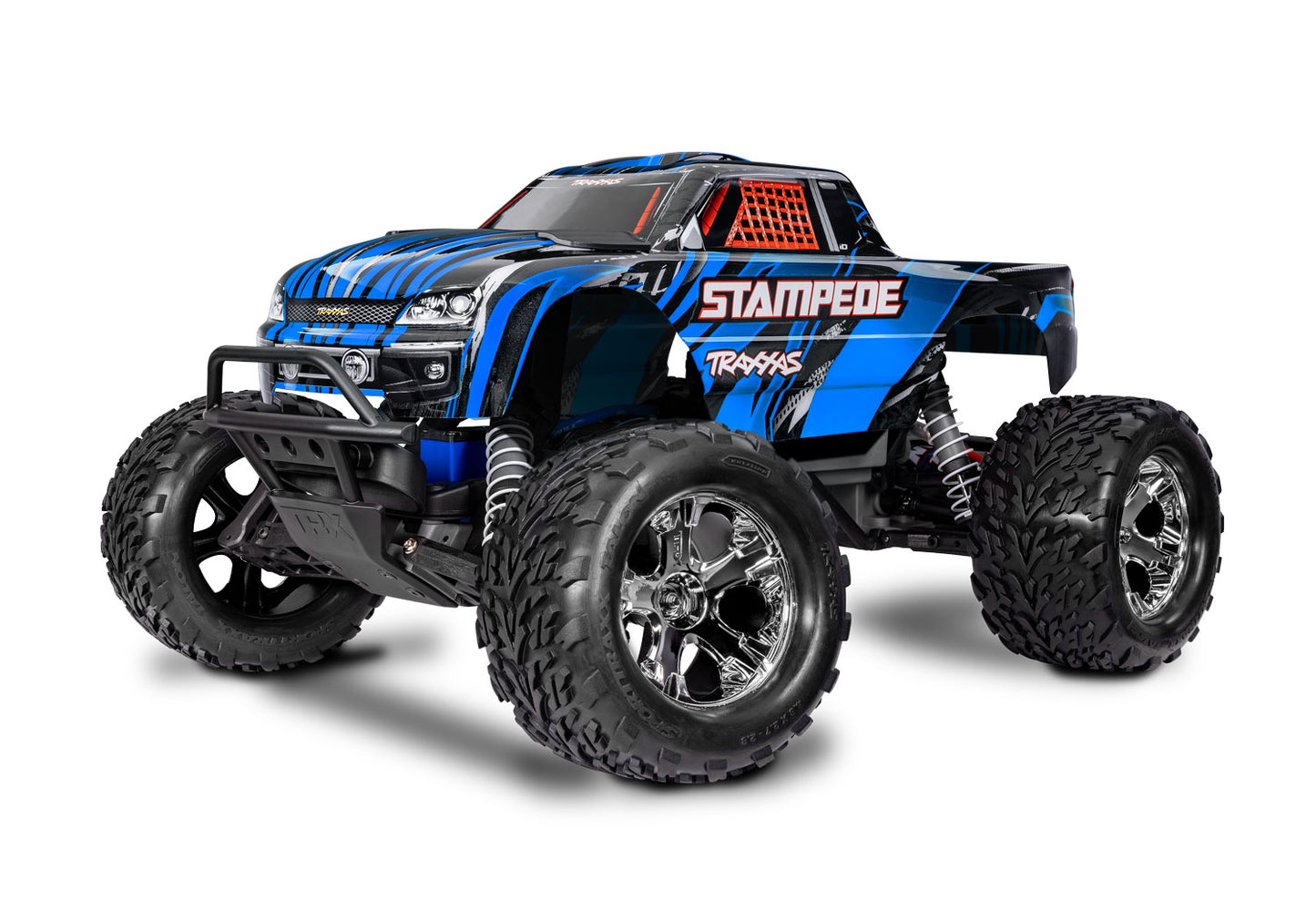 Traxxas Stampede HD 1/10 RTR 2WD Electric Monster Truck (Blue) w/XL-5 ESC, TQ 2.4GHz Radio, Battery & USB-C Charger