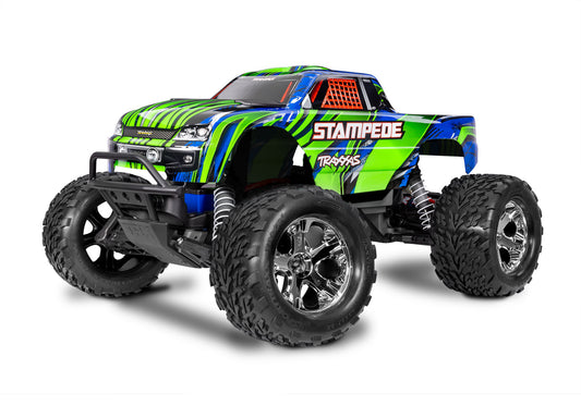 Traxxas Stampede HD 1/10 RTR 2WD Electric Monster Truck (Green) w/XL-5 ESC, TQ 2.4GHz Radio, Battery & USB-C Charger