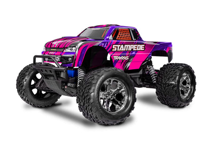 Traxxas Stampede HD 1/10 RTR 2WD Electric Monster Truck (Pink) w/XL-5 ESC, TQ 2.4GHz Radio, Battery & USB-C Charger