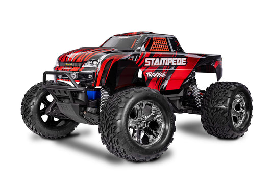 Traxxas Stampede HD 1/10 RTR 2WD Electric Monster Truck (Red) w/XL-5 ESC, TQ 2.4GHz Radio, Battery & USB-C Charger