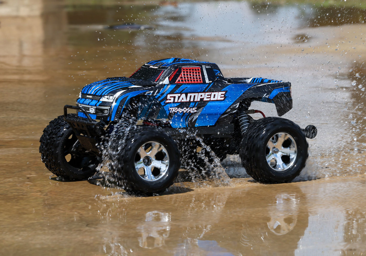 Traxxas Stampede HD 1/10 RTR 2WD Electric Monster Truck (Blue) w/XL-5 ESC, TQ 2.4GHz Radio, Battery & USB-C Charger