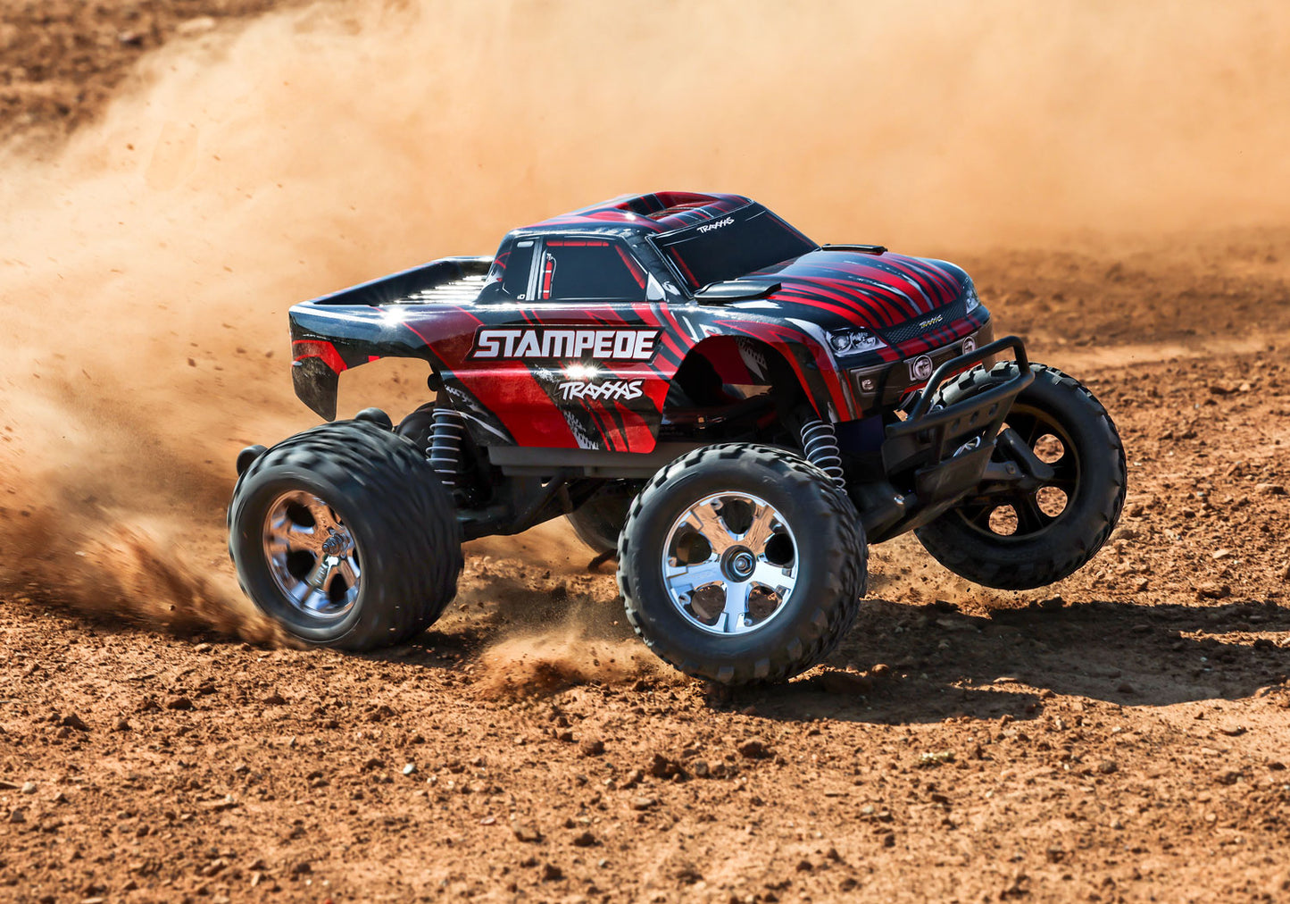 Traxxas Stampede HD 1/10 RTR 2WD Electric Monster Truck (Red) w/XL-5 ESC, TQ 2.4GHz Radio, Battery & USB-C Charger