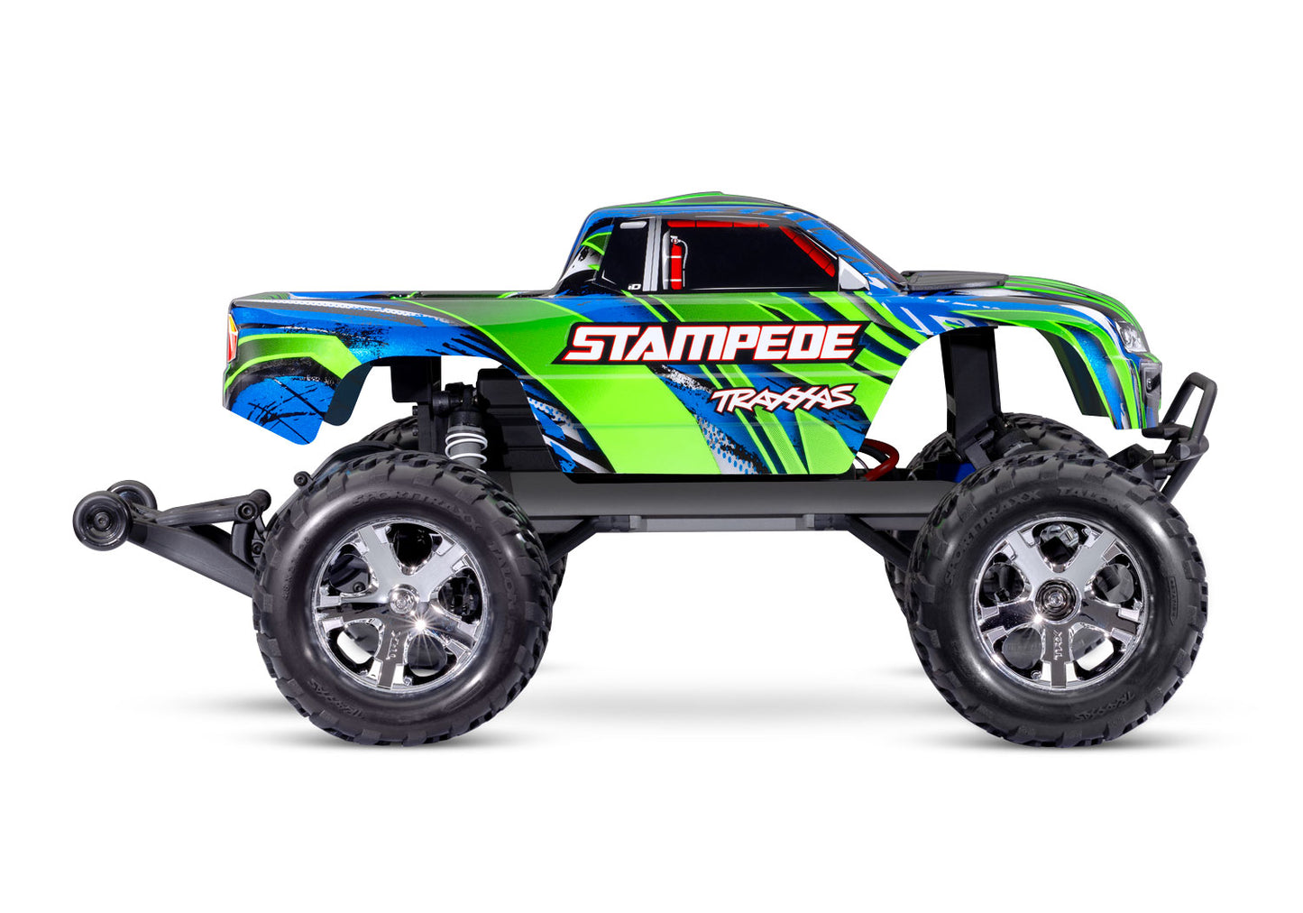 Traxxas Stampede HD 1/10 RTR 2WD Electric Monster Truck (Green) w/XL-5 ESC, TQ 2.4GHz Radio, Battery & USB-C Charger