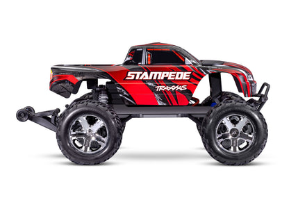 Traxxas Stampede HD 1/10 RTR 2WD Electric Monster Truck (Red) w/XL-5 ESC, TQ 2.4GHz Radio, Battery & USB-C Charger