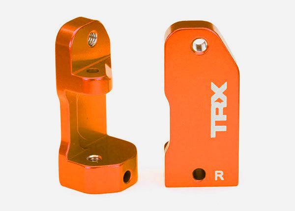 Traxxas Aluminum 30° Caster Blocks (Orange) (2)