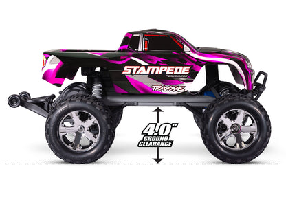 Traxxas Stampede BL-2s HD RTR 1/10 2WD Brushless Monster Truck (Blue) w/BL-2s ESC & TQ 2.4GHz Radio