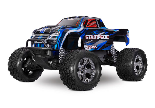 Traxxas Stampede BL-2s HD RTR 1/10 2WD Brushless Monster Truck (Blue) w/BL-2s ESC & TQ 2.4GHz Radio