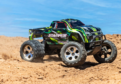 Traxxas Stampede BL-2s HD RTR 1/10 2WD Brushless Monster Truck (Green) w/BL-2s ESC & TQ 2.4GHz Radio