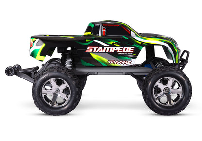 Traxxas Stampede BL-2s HD RTR 1/10 2WD Brushless Monster Truck (Green) w/BL-2s ESC & TQ 2.4GHz Radio