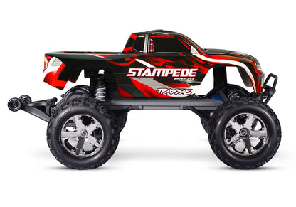 Traxxas Stampede BL-2s HD RTR 1/10 2WD Brushless Monster Truck (Red) w/BL-2s ESC & TQ 2.4GHz Radio