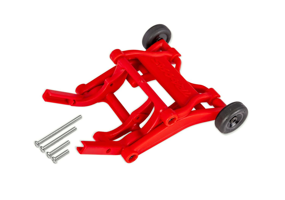 Traxxas Assembled Wheelie Bar & Screws (Red)