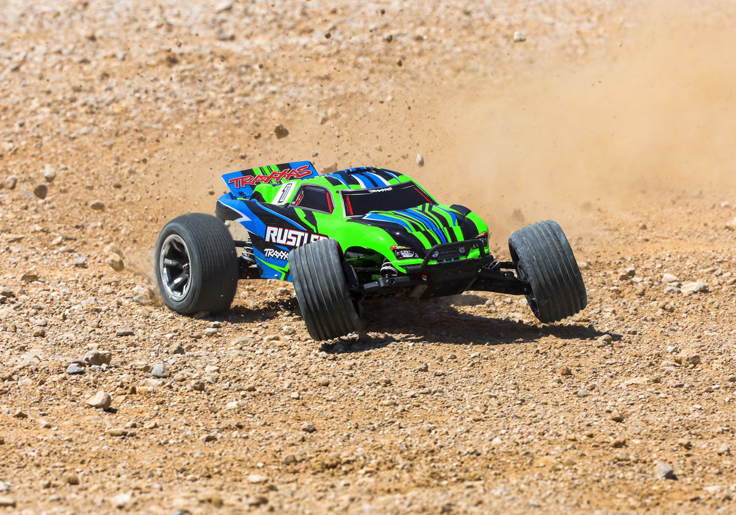 Traxxas Rustler 2WD XL-5 w/Battery (Green)
