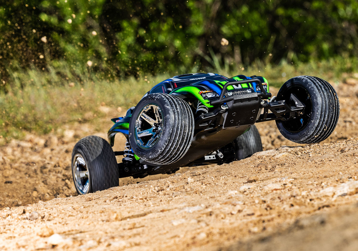 Traxxas Rustler BL-2s HD 1/10 RTR 2WD Brushless Stadium Truck (Green) w/BL-2s ESC & TQ 2.4GHz Radio