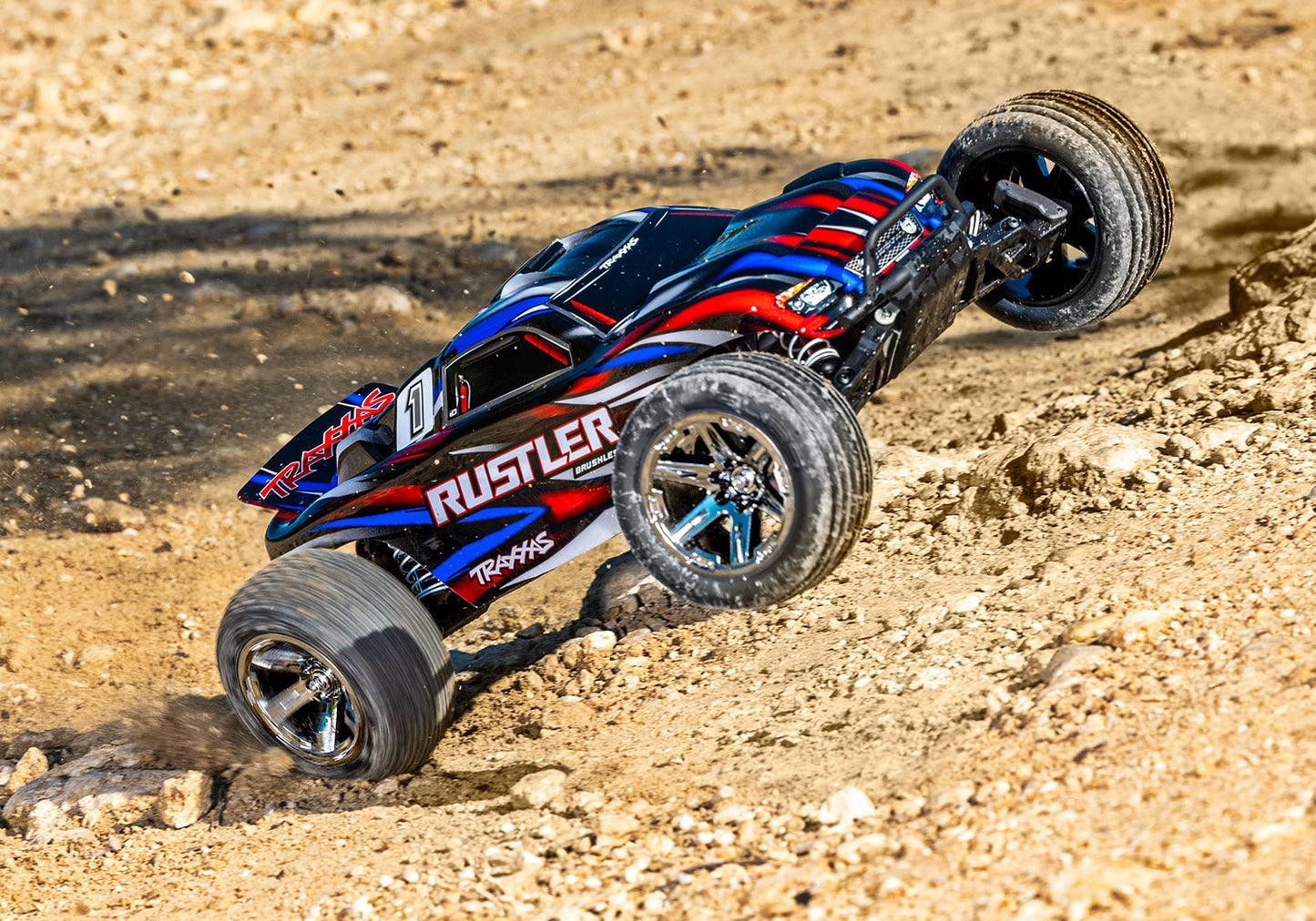 Traxxas Rustler BL-2s HD 1/10 RTR 2WD Brushless Stadium Truck (Orange) w/BL-2s ESC & TQ 2.4GHz Radio