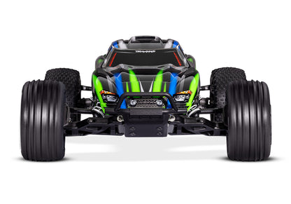 Traxxas Rustler BL-2s HD 1/10 RTR 2WD Brushless Stadium Truck (Green) w/BL-2s ESC & TQ 2.4GHz Radio