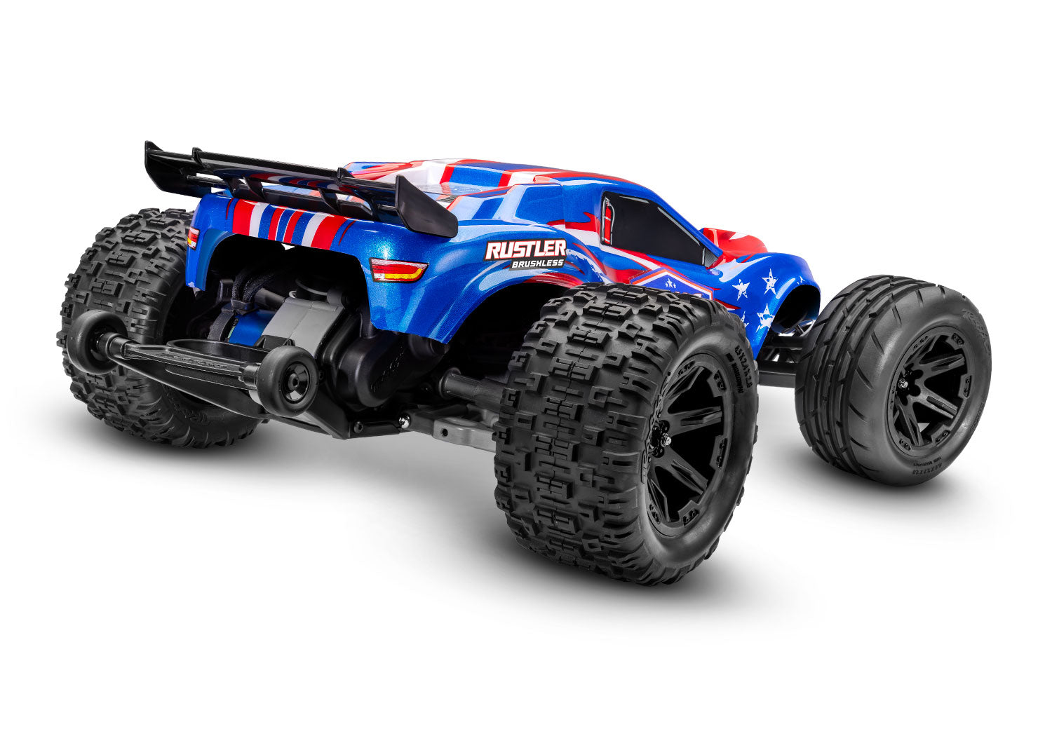 Traxxas Rustler VX3 1/10 RTR 2WD Brushless stadium truck (40TH) w/VX3 ESC, TQi™ Sport 2.4GHz Radio & TSM (Copy)