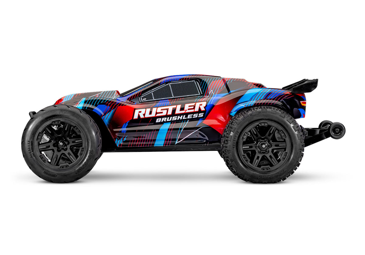 Traxxas Rustler VX3 1/10 RTR 2WD Brushless stadium truck (Red)