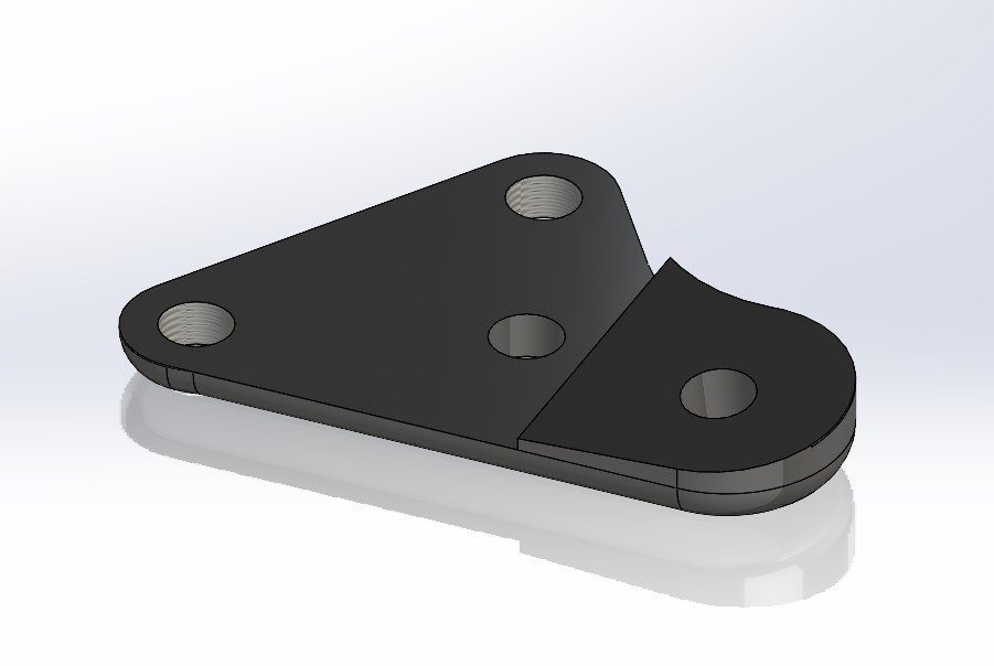 CRC MetriCKs Right Caster/Camber Plate (7-.5)