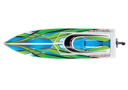 Traxxas Blast 24" High Performance RTR Race Boat (Green) w/TQ 2.4GHz Radio, Battery & DC Charger