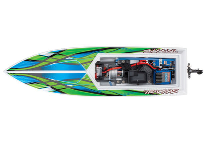 Traxxas Blast 24" High Performance RTR Race Boat (Green) w/TQ 2.4GHz Radio, Battery & DC Charger