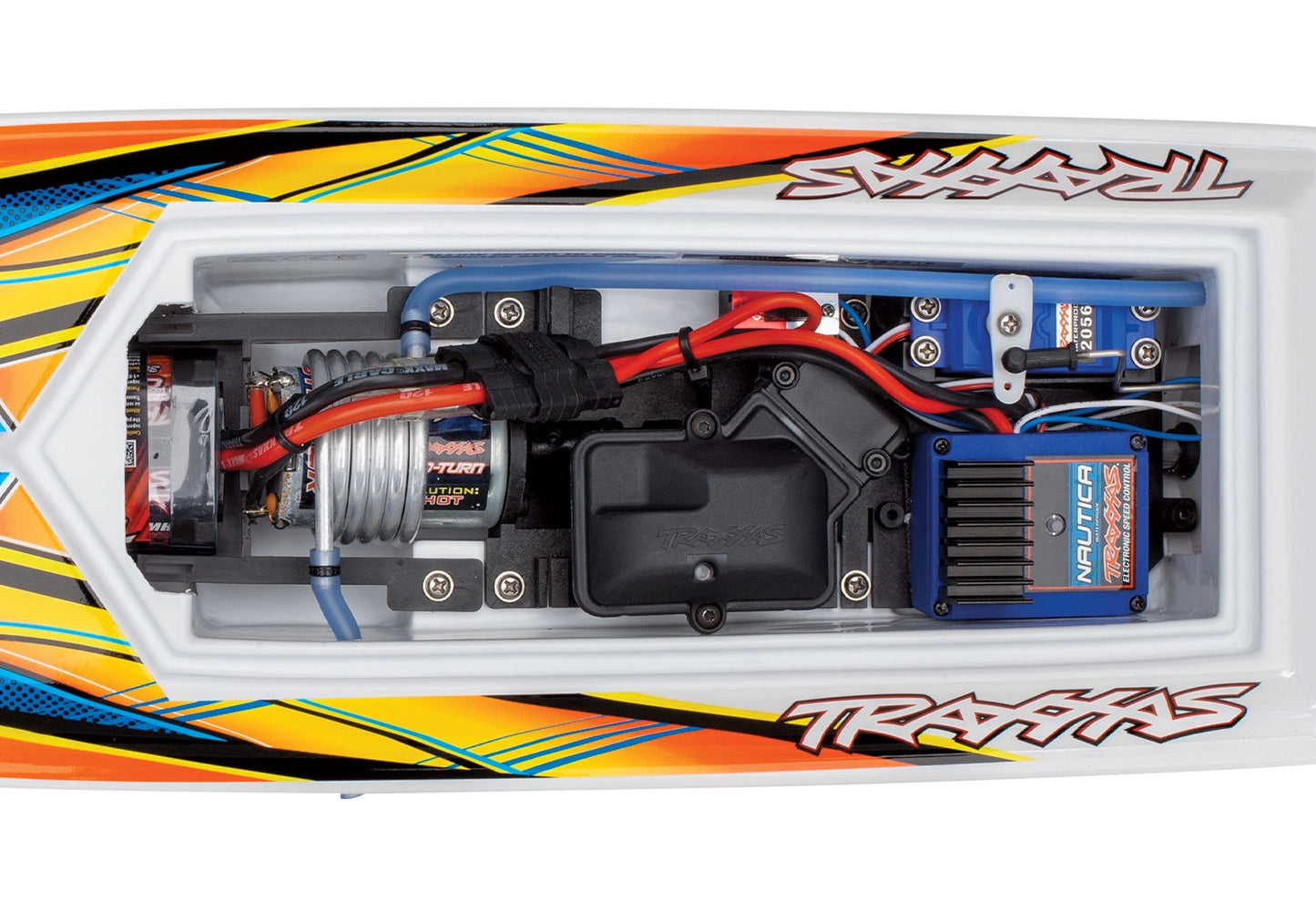 Traxxas Blast 24" High Performance RTR Race Boat (Orange) w/TQ 2.4GHz Radio, Battery & DC Charger