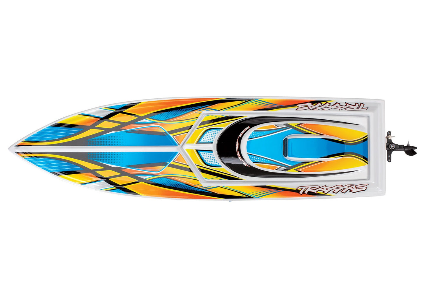 Traxxas Blast 24" High Performance RTR Race Boat (Orange) w/TQ 2.4GHz Radio, Battery & DC Charger