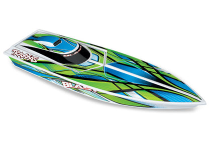 Traxxas Blast 24" High Performance RTR Race Boat (Green) w/TQ 2.4GHz Radio, Battery & DC Charger