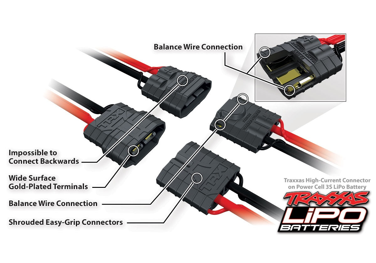 Traxxas 3S "Power Cell" 25C LiPo Battery w/iD Traxxas Connector (11.1V/4000mAh)