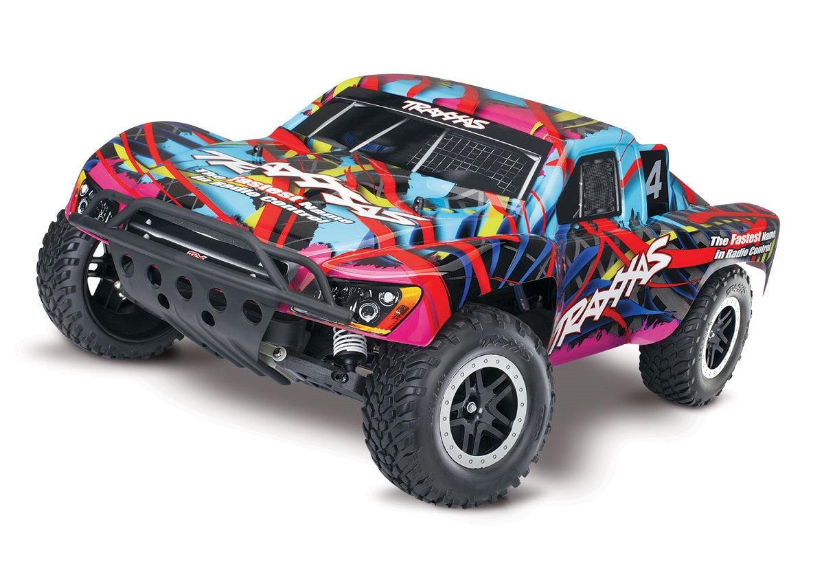 Traxxas Nitro Slash 3.3 1/10 2WD RTR SC Truck (Hawaiian Edition) w/TQ 2.4GHz Radio, TSM, Battery & DC Charger