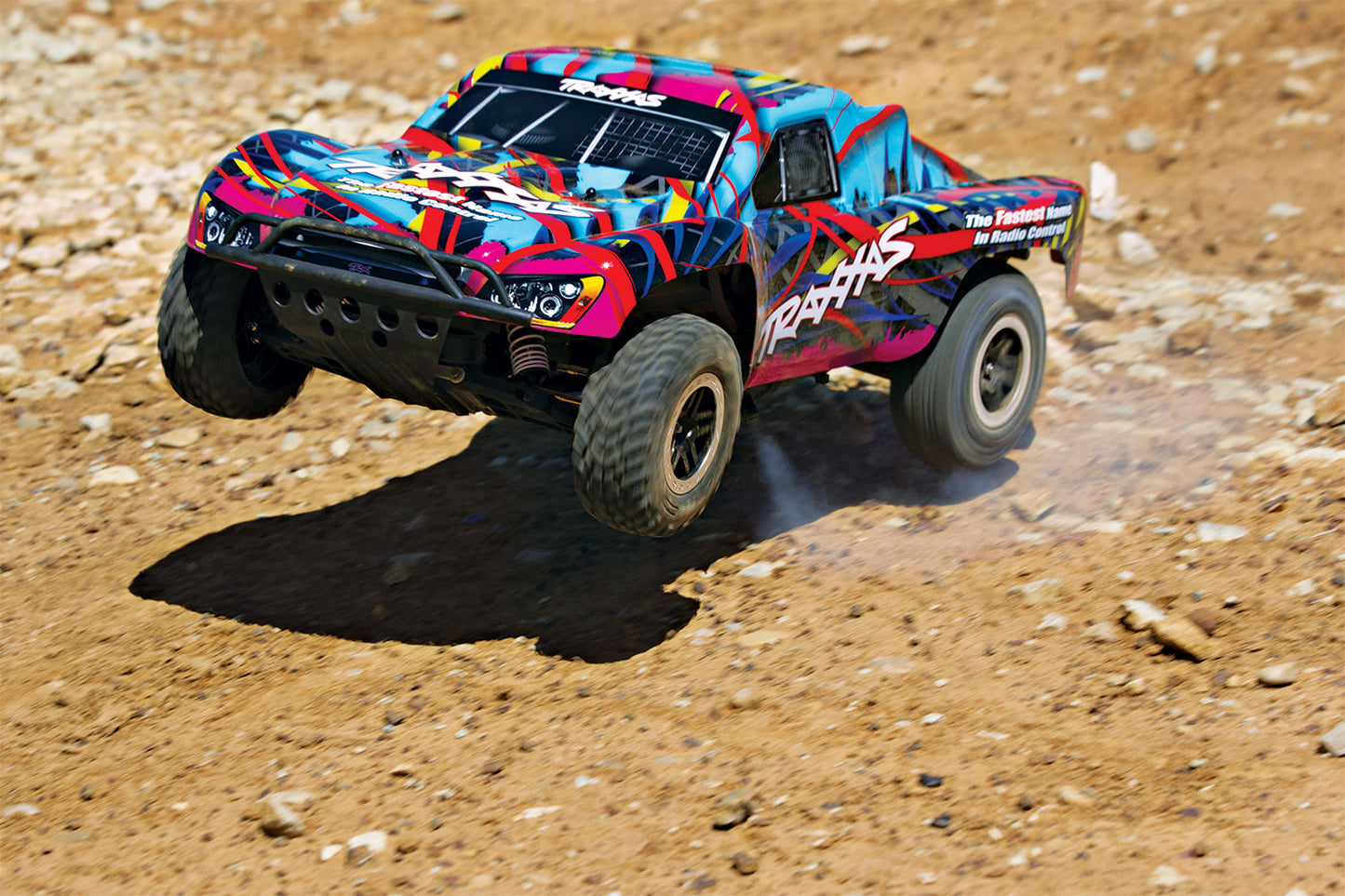 Traxxas Nitro Slash 3.3 1/10 2WD RTR SC Truck (Hawaiian Edition) w/TQ 2.4GHz Radio, TSM, Battery & DC Charger