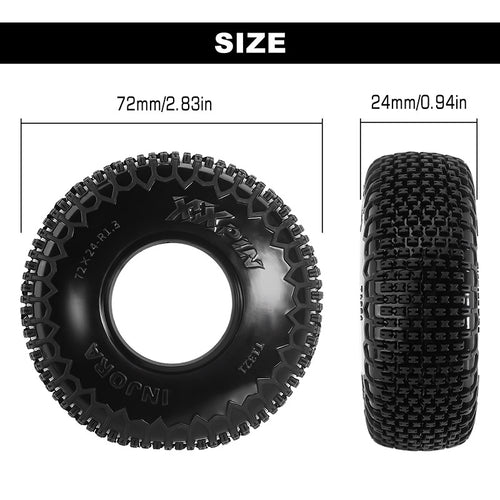 INJORA XHX Pin 1.3" Tires (4) (72*24mm)