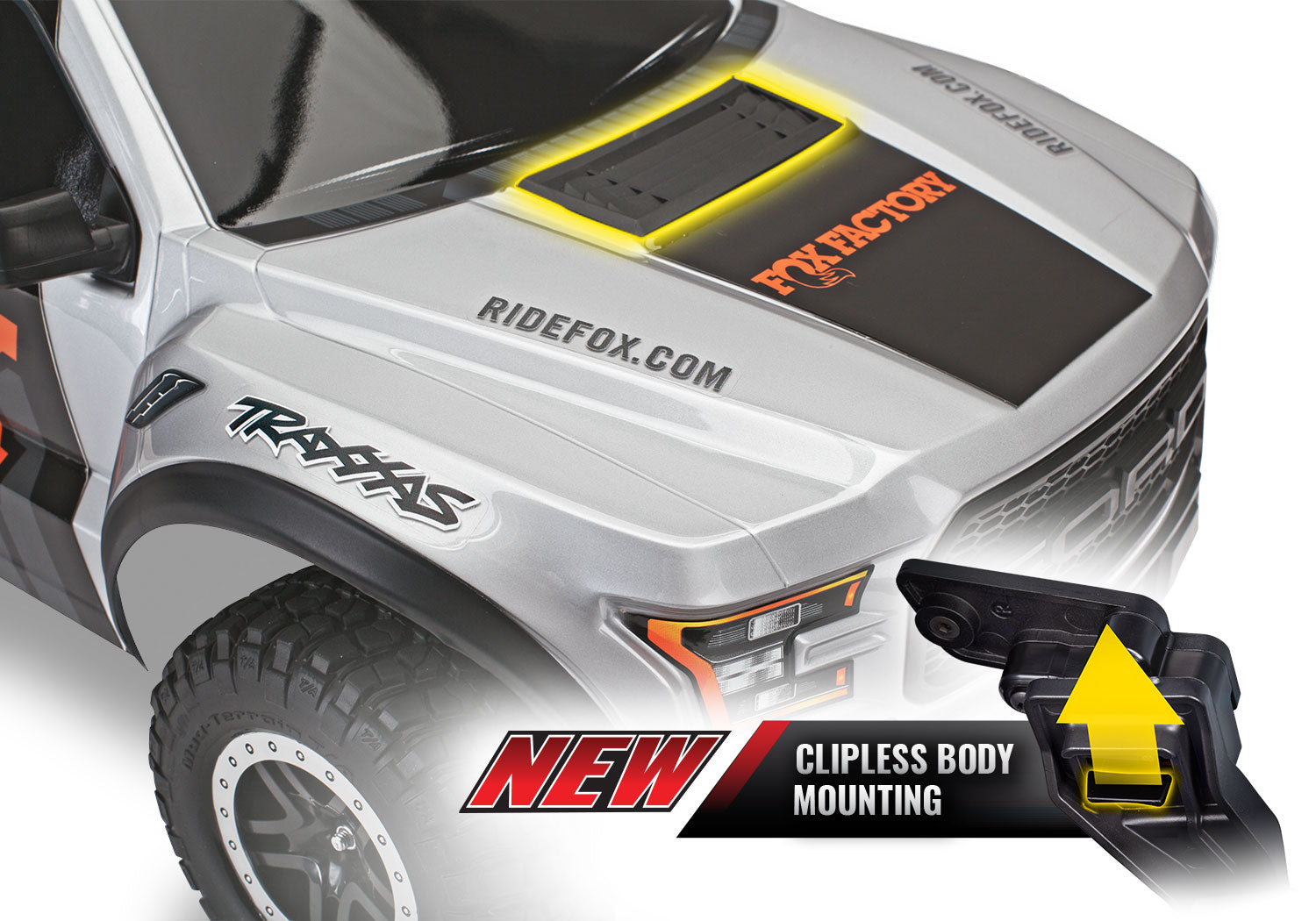 Traxxas Slash Ford F-150 Raptor 1/10 RTR 2WD Brushless Short Course Truck (Fox) w/BL-2s ESC & TQ 2.4GHz Radio