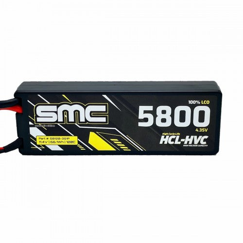 SMC Racing HCL-HVC 11.4V-5800mAh 120C Hardcase (SC5 Connector)